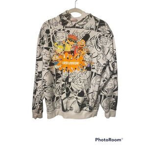Nickelodeon Rug Rats Pullover Hoodie Sz.M Comic Strip